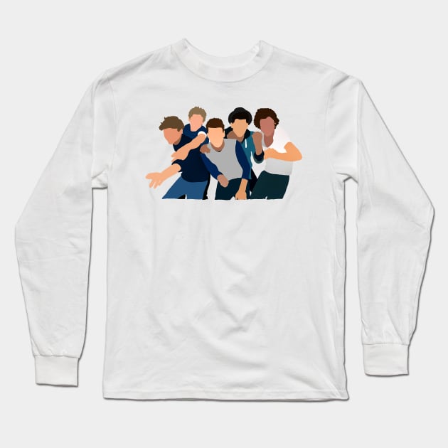 One Direction jokingly get together Long Sleeve T-Shirt by denissoe